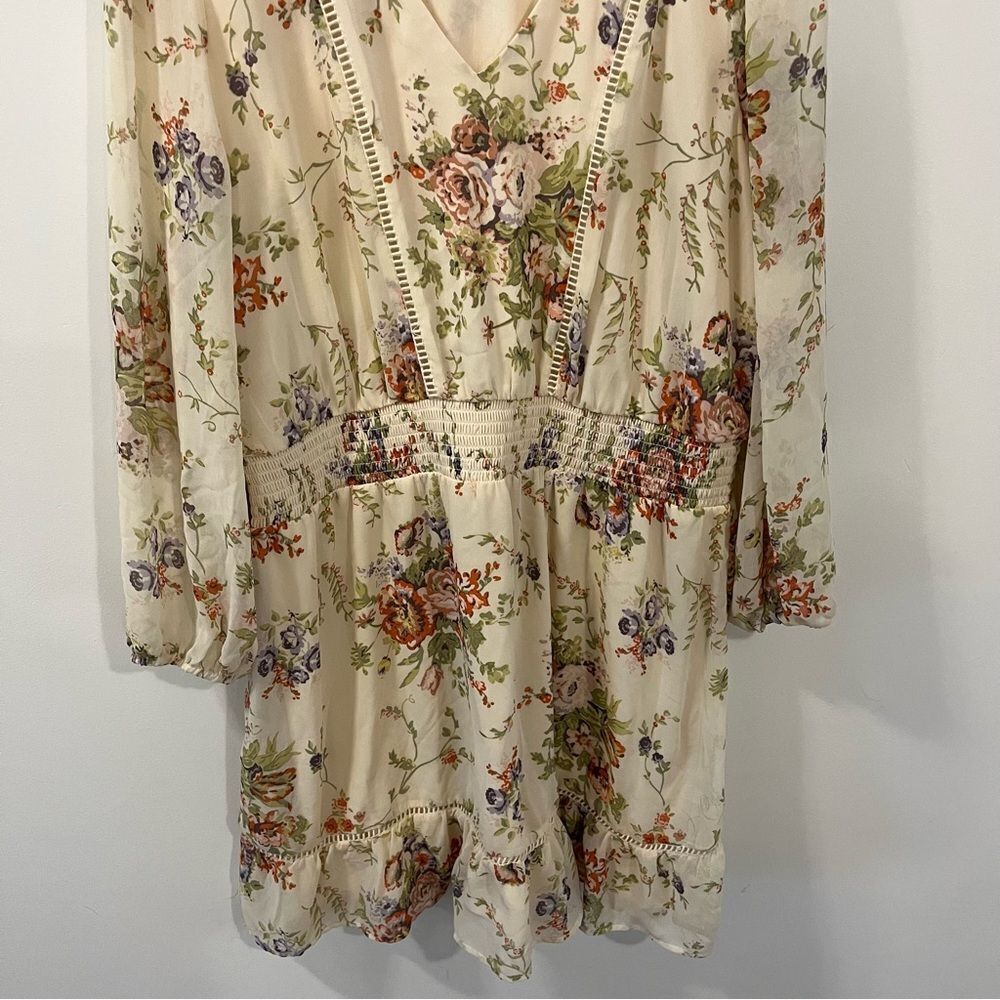 LC Lauren Conrad Floral Long Sleeve Dress XXL - Picture 8 of 13